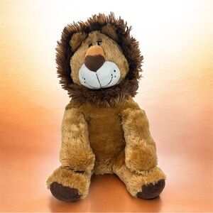 VTG The Bear Factory Lion Plush Stuffed Animal Toy Sitting Soft Cuddly 14" 2001